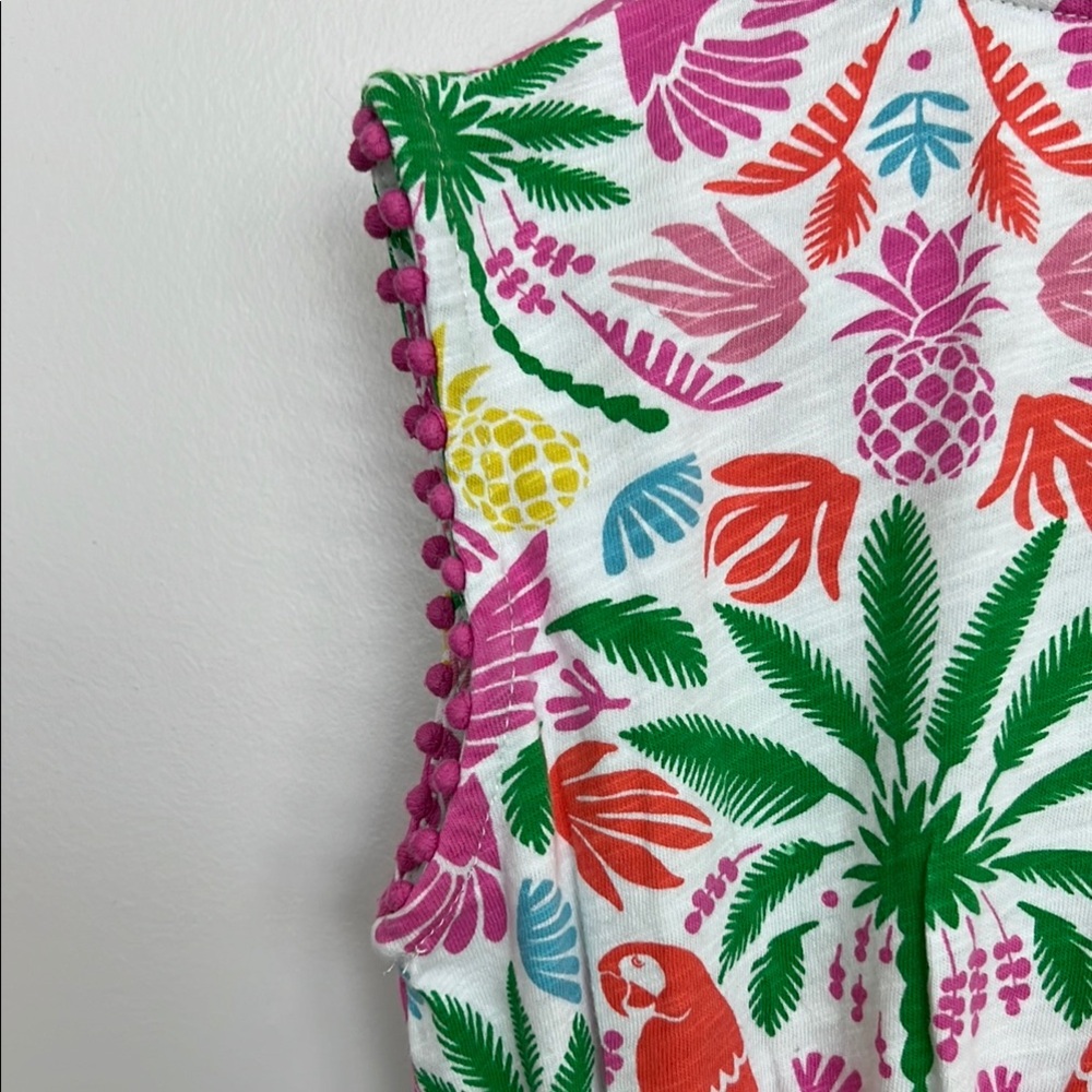 Mini Boden Multicolor Tropical Print Dress - Picture 4 of 6